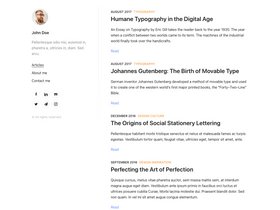 Gatsby Starter Lumen screenshot
