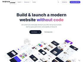 NovaJAM - Next.js Multi-purpose Template screenshot
