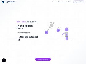 Astro Landing Page screenshot